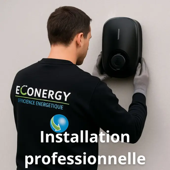 Installation professionnelle de borne de recharge Installation professionnelle de borne de recharge