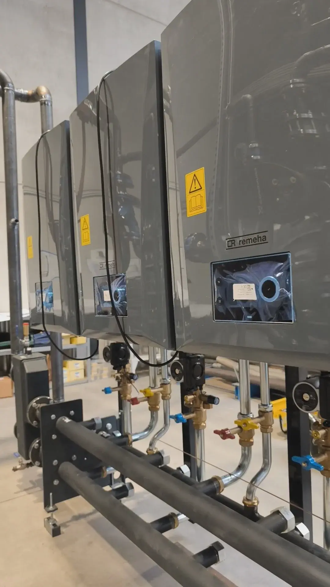 Cascade de chaudières Remeha