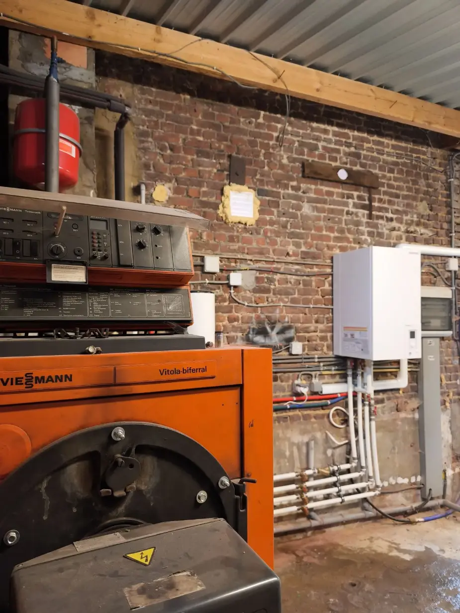Hybridation d'une chaudière mazout ancienne génération avec pompe à chaleur